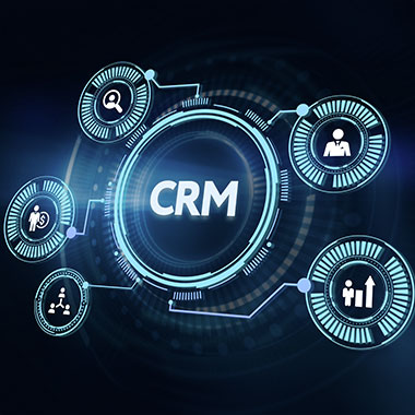 CRM Customer Relationship Management. 3d illustration